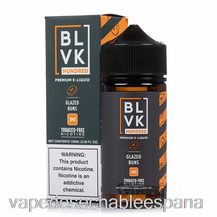 Bollos Glaseados Vape España - Blvk - 100ml 0mg